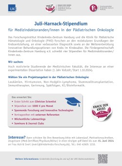 Juli-Harnack-Stipendium 2024